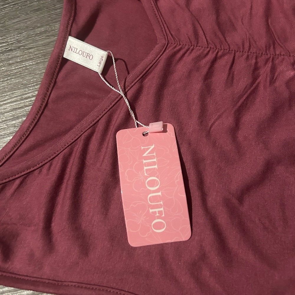 Elegant Pink Sleeveless Dress - Picture 3 of 5